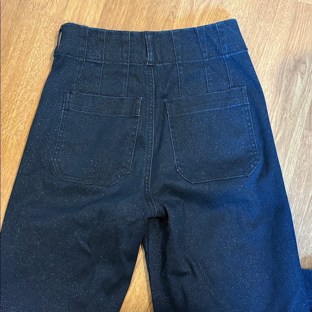 Anthropologie Maeve Colette Sparkle Denim 23 tall - Picture 3 of 5